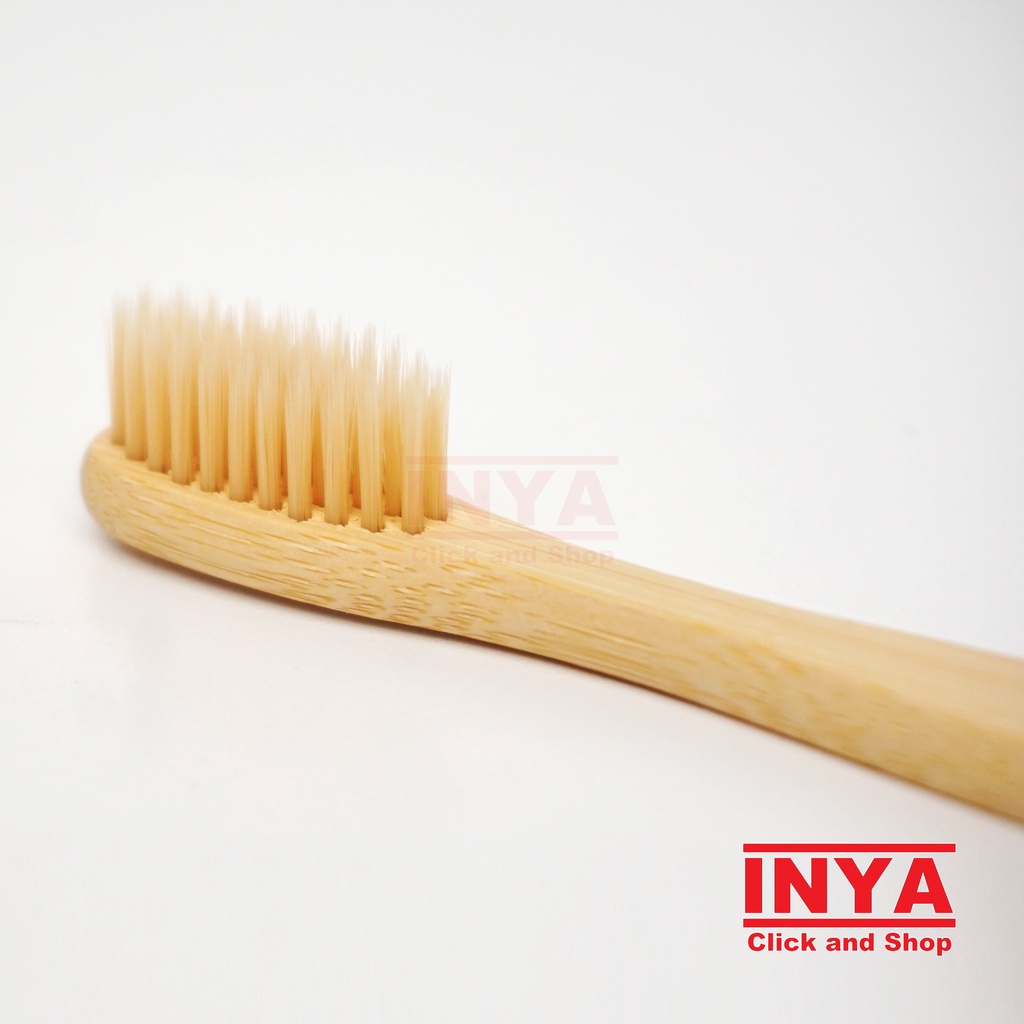 SIKAT GIGI BAMBU NATURAL BAMBOO TOOTHBRUSH 100% BIODEGRADABLE