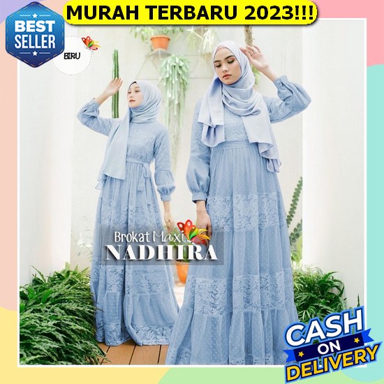 Gamis Melayu Model Kaftan Terbaru 2023 Shabira Dress Kaftan Mewah Elegan Wanita Kekinian Baju Gamis 