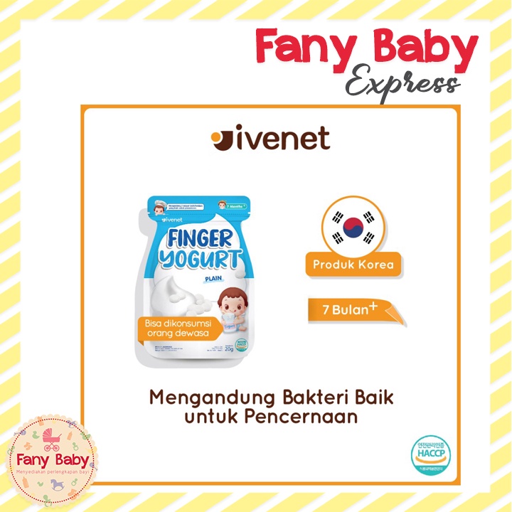 IVENET FINGER YOGURT 20 GRAM / 1-3 TAHUN