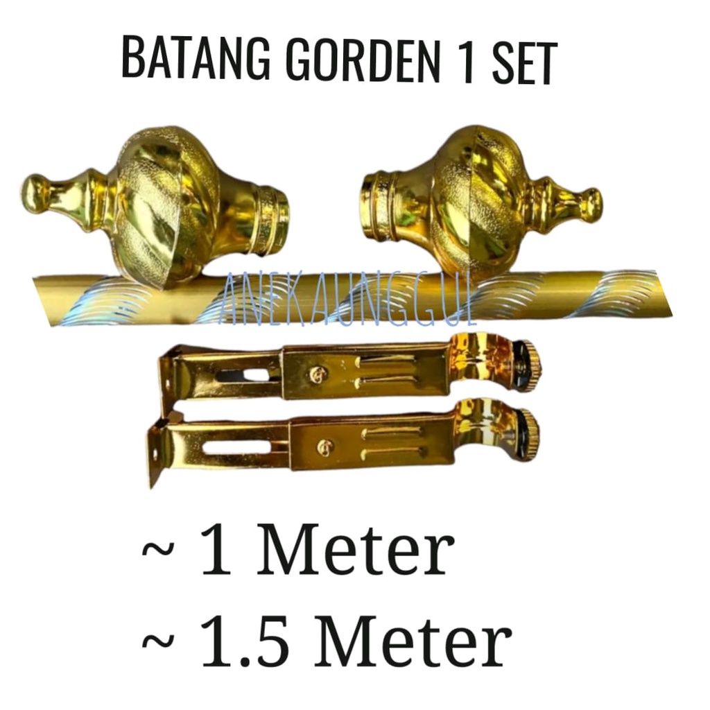 cod Batang Pipa Gorden / Rollet pipa gorden Murah / Rel Pipa gorden/ Tongkat Penyangga gorden/ batan