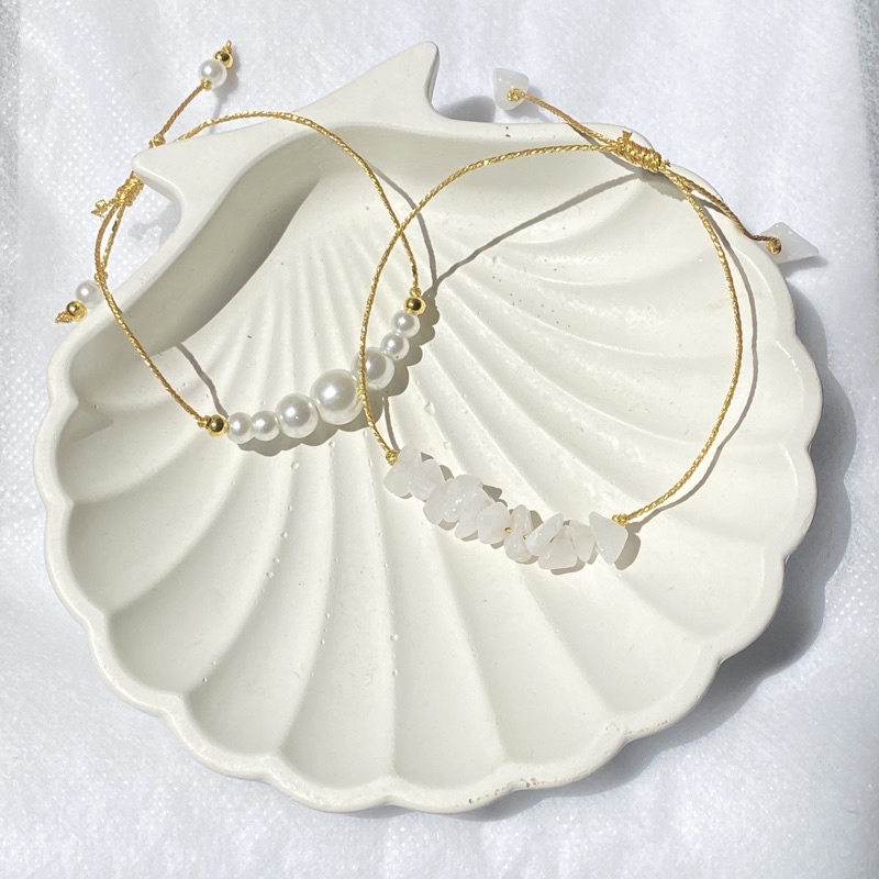 Gelang Batu Alam Wanita Gelang Tali Batu Alam