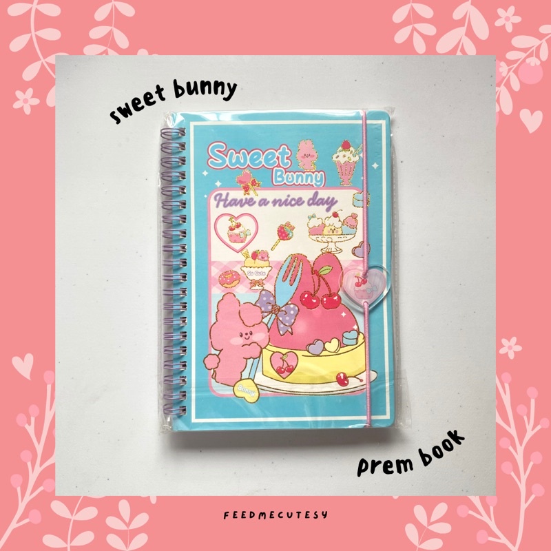 

sweet bunny prem book | Feedmecutesy | atk alat tulis lucu anak import
