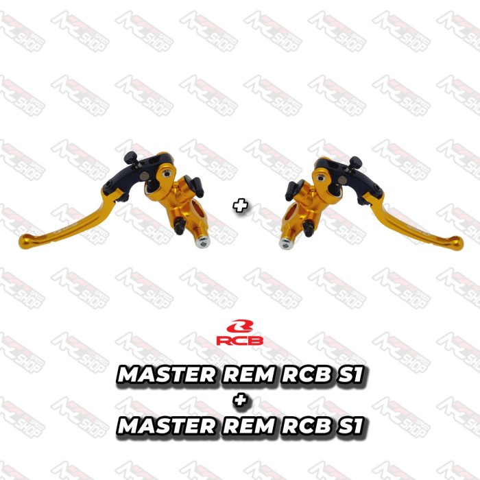 Master Rem Rcb S1 Kanan + S1 Kiri Rcb Gold Paket Master Rem #Original
