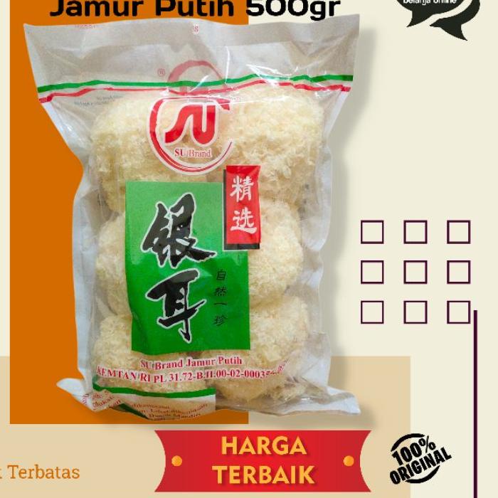 

۝ SU brand r Putih / r es [ white fungus ] 500gr ☏