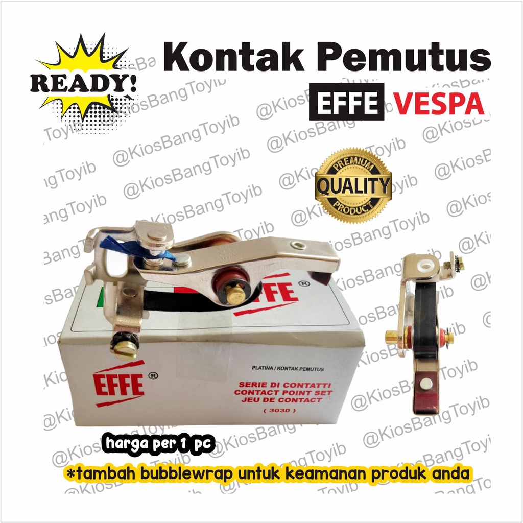 Platina Vespa Breaker Point Kontak Pemutus Vespa Super Print ORI(EFFE)