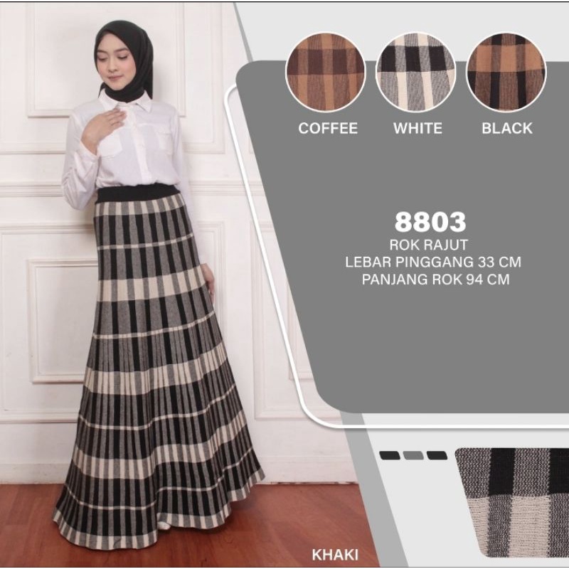 Rok Rajut Mayung premium import 8803