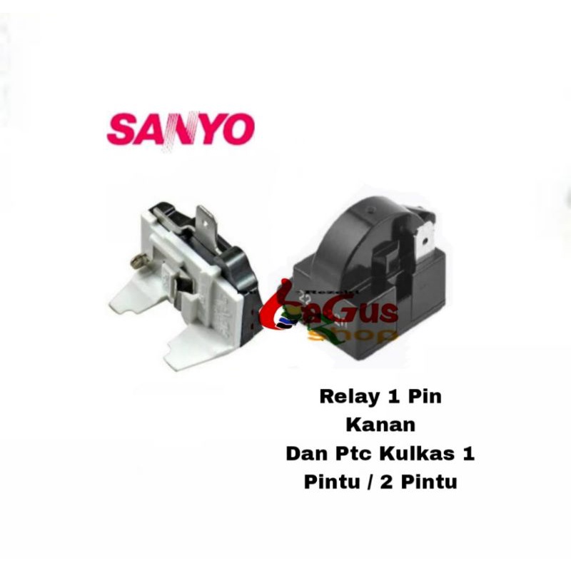 Relay Ptc Overload Kulkas Sanyo 1 Pintu