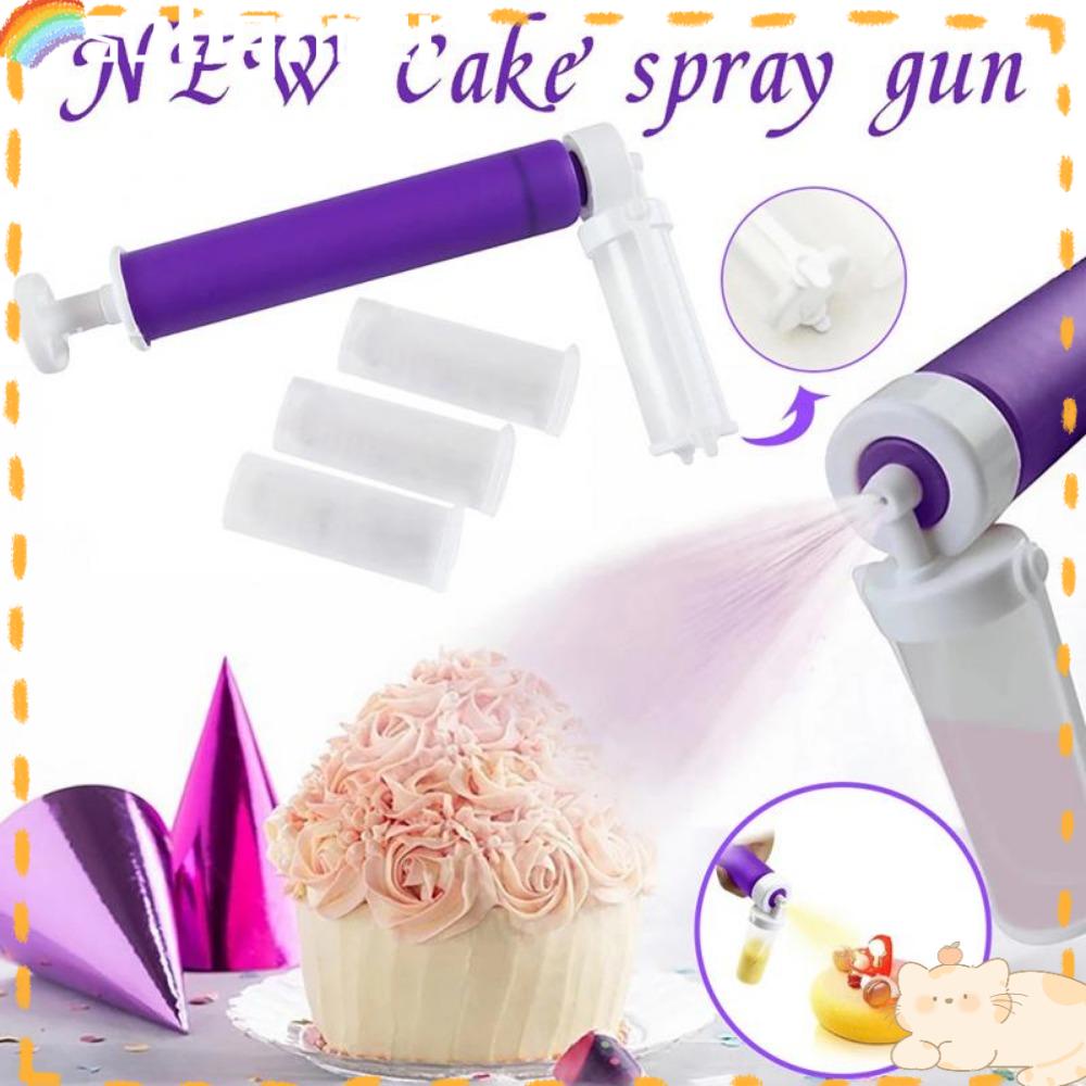 Solighter Cake Spray Gun Dekorasi Alat Pastry Dessert Dekorasi Airbrush