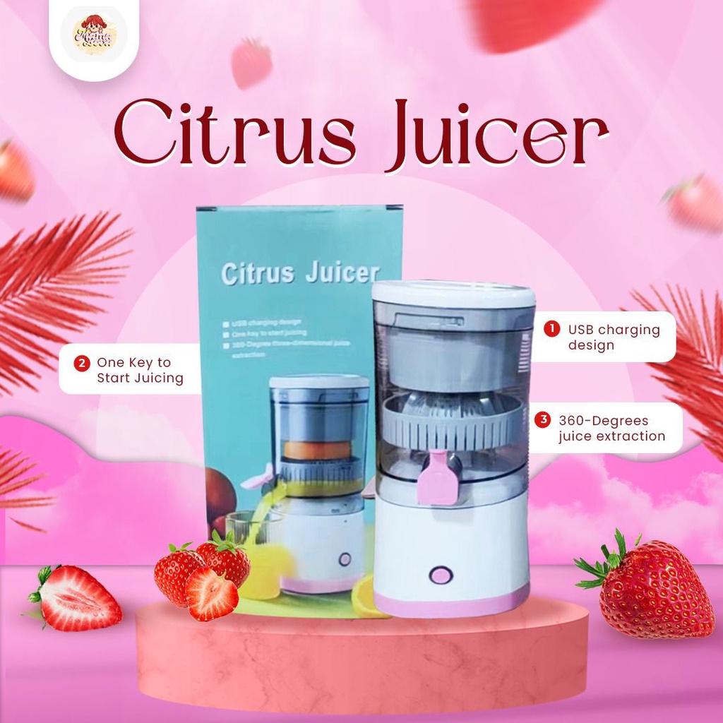 BLENDER CITRUS JUICER ALAT PERAS PEMERAS BUAH JERUK NIPIS ELEKTRIK PORTABLE LISTRIK AUTOMATIC OTOMAT