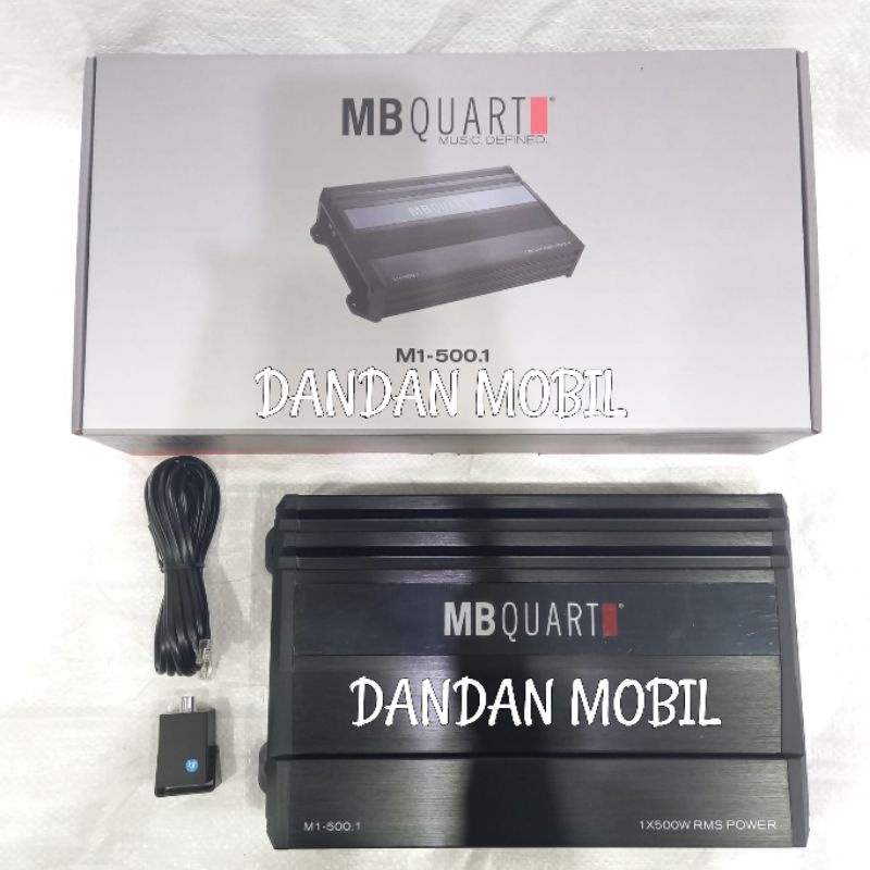 Power Audio Mobil Monoblock MBQUART M1-500.1