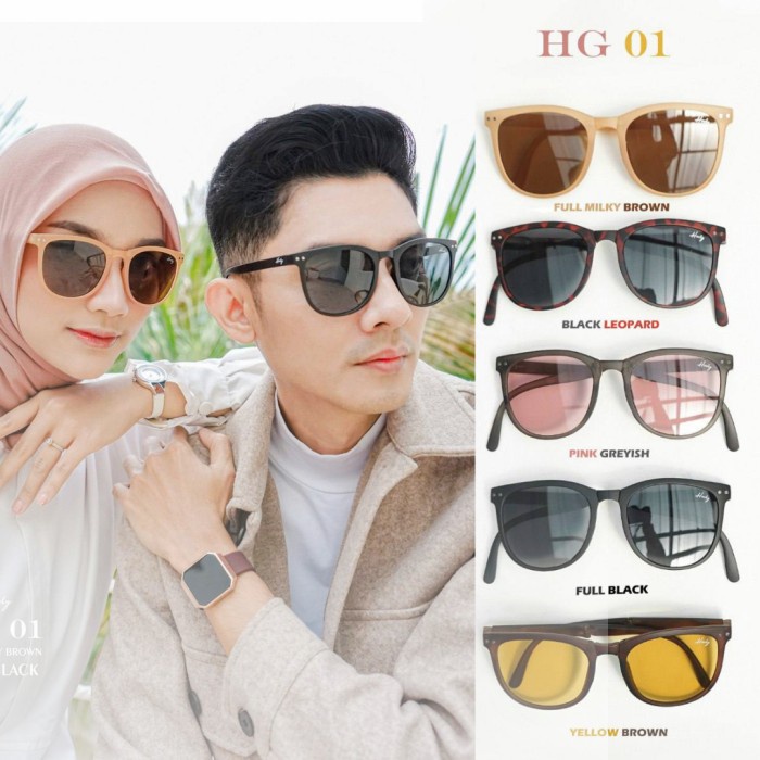 Hody HG 01  Kacamata Lipat Traveling Anti Silau kacamata Pria Wanita Terbaru