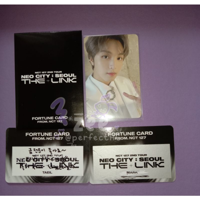 READY STOCK FORTUNE THE LINK NCT 127 HAECHAN SELCA SET