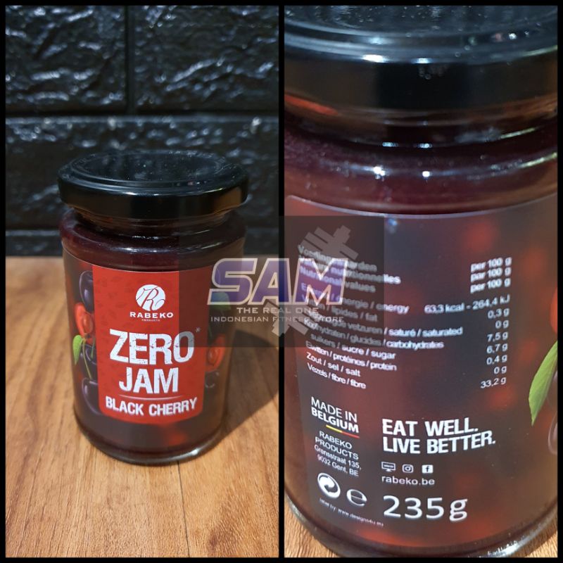 

Suplemen Fitness RABEKO Zero Jam 235 gram Selai Diet