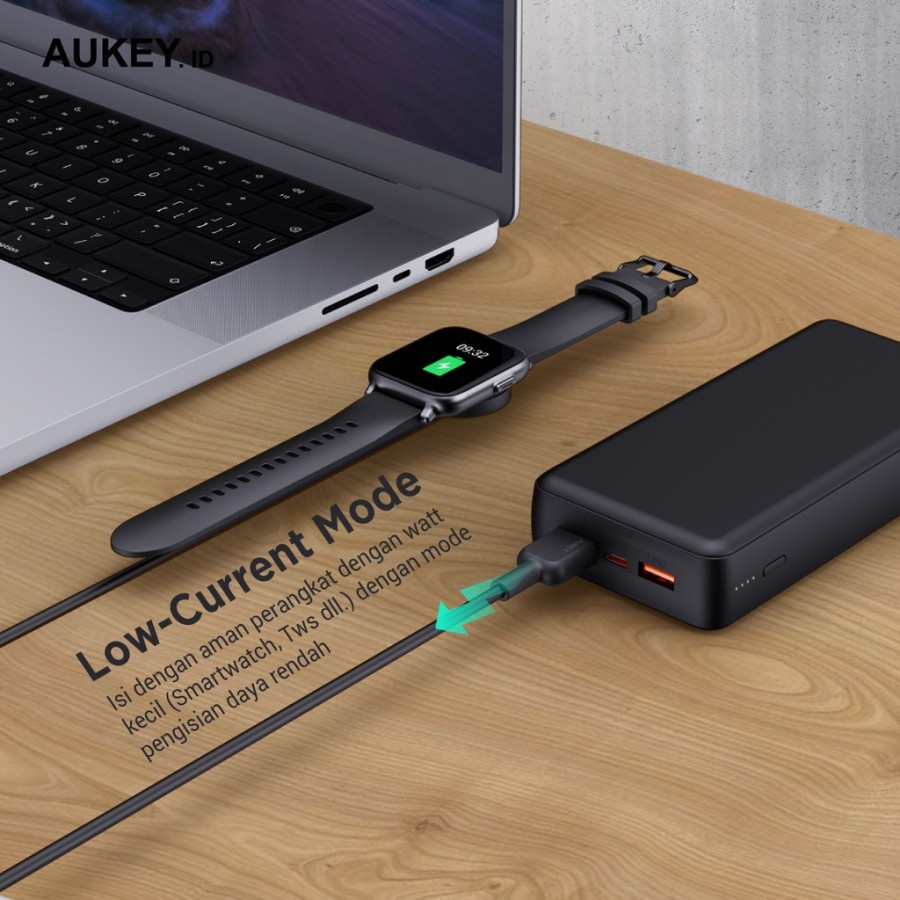 Aukey Powerbank Basix Plus Series PD 20.000 mAh - 501645 - PB-N93 - Garansi Resmi 2 Tahun
