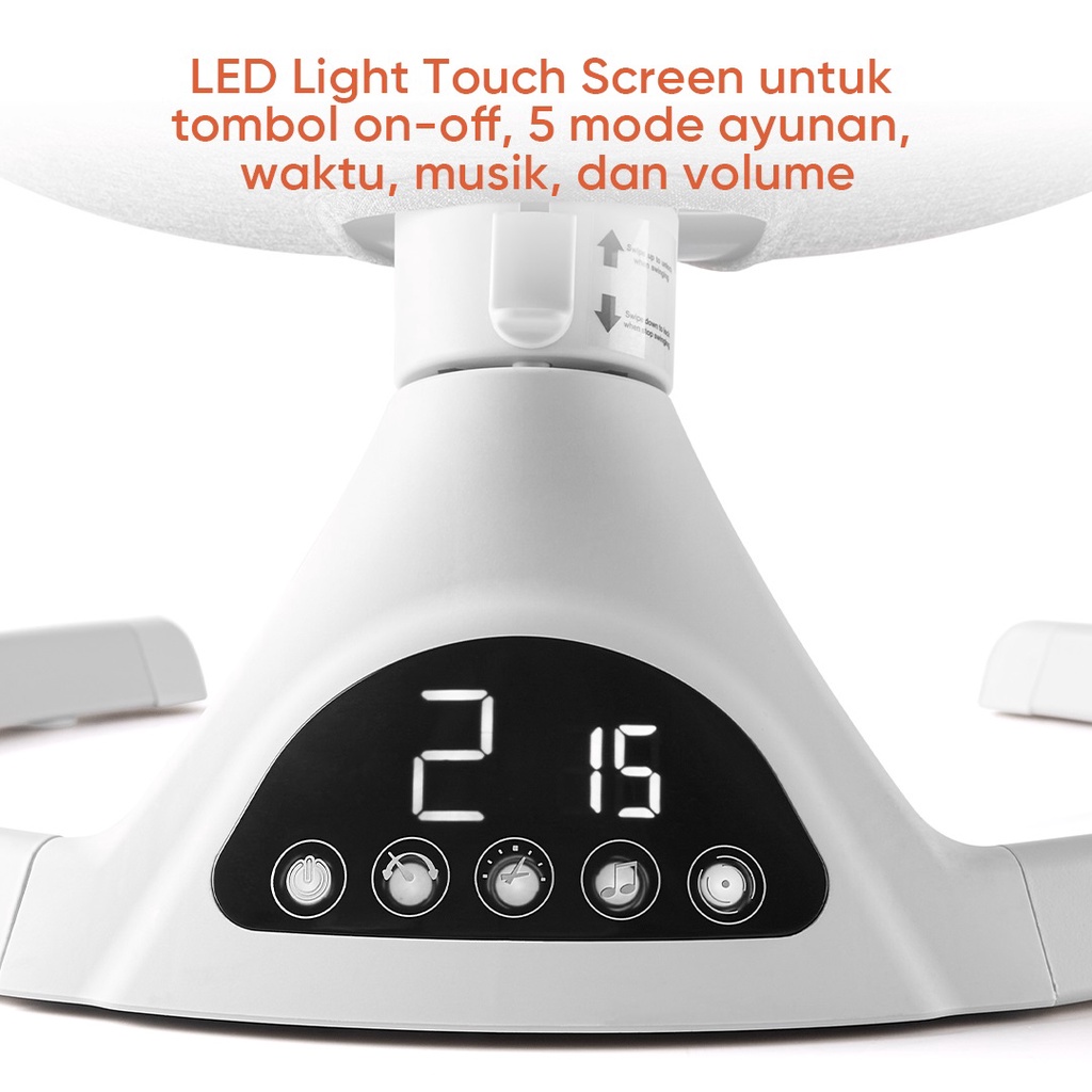 [BabyFriendly] Yoboo Electric Baby Bouncer / Ayunan Bayi Elektrik dengan Remote YB-108