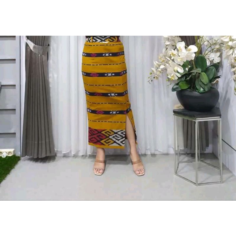 ROK KEBAYA ETNICK, ROK SPAN PANJANG BELAH SAMPING