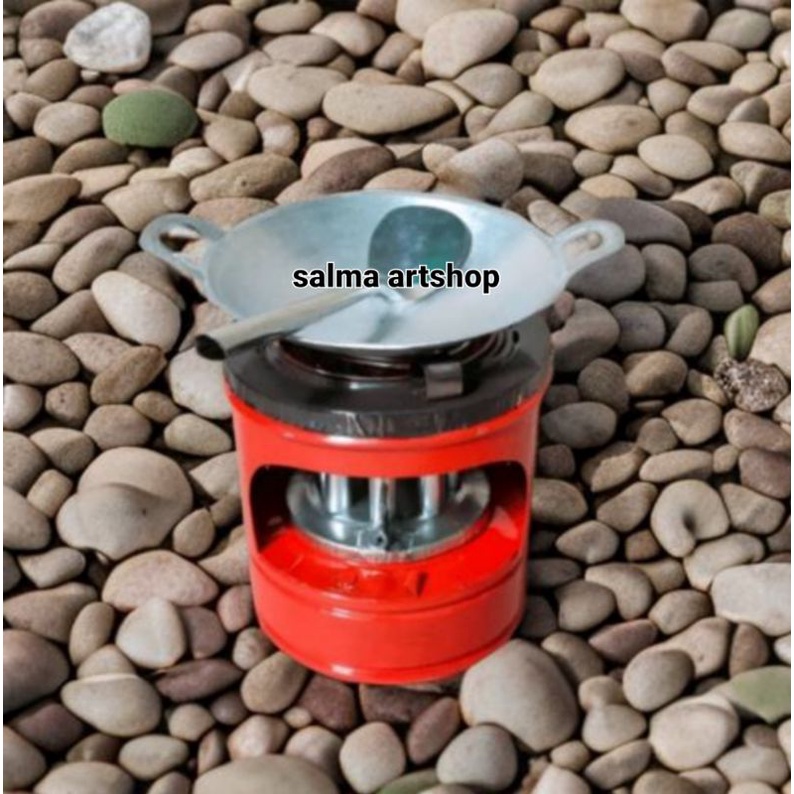 kompor minyak tanah kecil sumbu 8,kompor mini set wajan, kompor set wajan