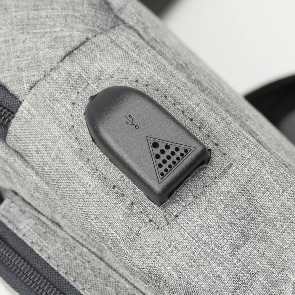 BIG SALE! Tas Slempang Selempang Anti Air Kanvas JMN USB Charger Sling Bag Canvas PREMIUM QUALITY