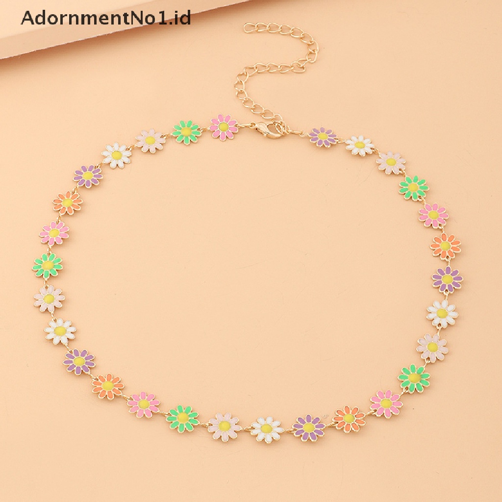 [AdornmentNo1] Tren Choker Gadis Kalung Untuk Wanita Enamel Warna-Warni Perhiasan Kupu-Kupu Bintang Manik-Manik Kristal Rantai Pendek Boho Pesta Hadiah [ID]