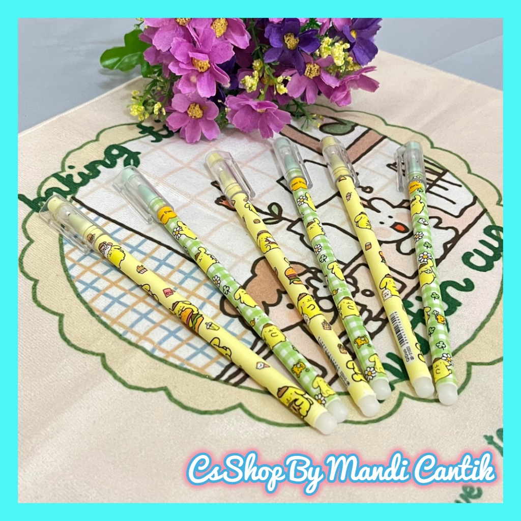 

1 Lusin Pulpen Gel Odemei Bisa Hapus Motif Qiduo Kartun Purin Cute Pena Viral Murah Bisa Cod