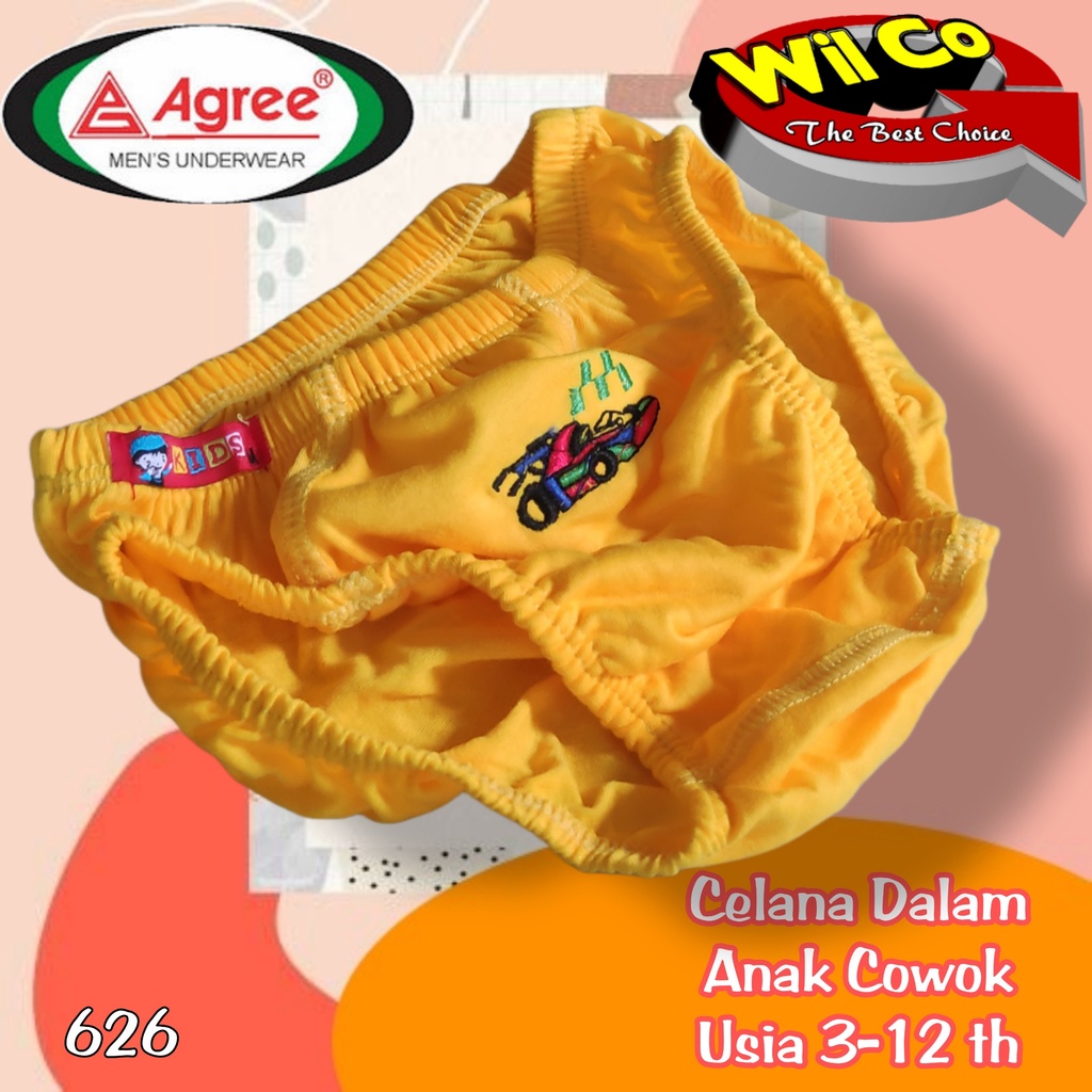 K626 - (Harga 1Pcs) CELANA DALAM ANAK PAKAIAN DALAM ANAK COWOK TAFT KIDS SIZE S - XL