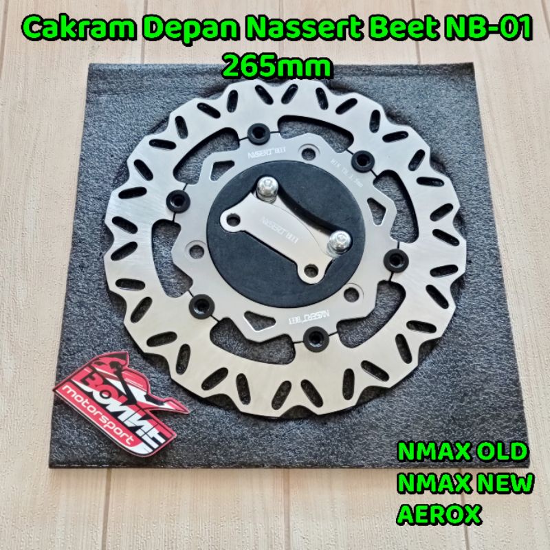 Disk Cakram Depan Nassert Beet NB01 265mm NMAX OLD, NMAX NEW, AEROX