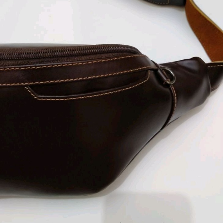 TAS KULIT WAIST BAG TAS DADA KULIT SAPI ASLI /KULIT SAPI FULL UP