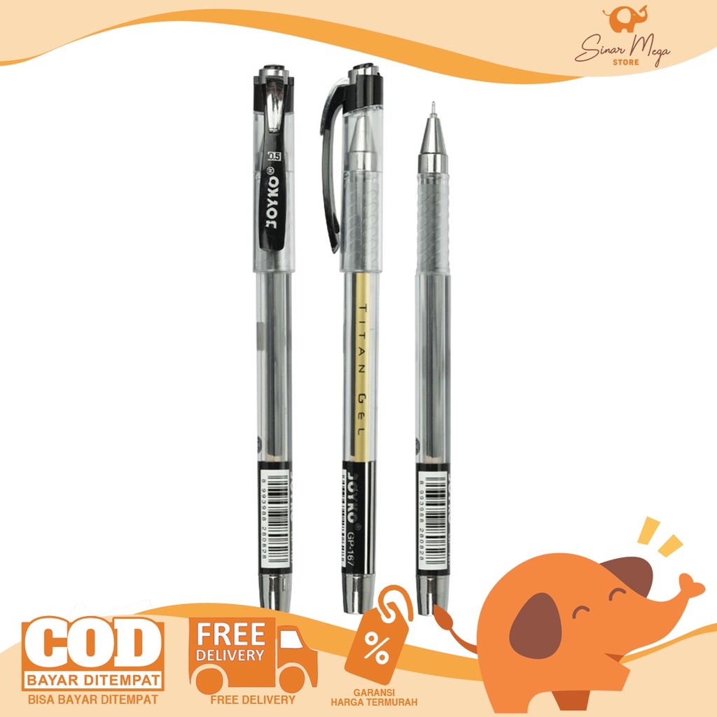

Joyko Gel Pen Pena Pulpen Gel GP-167