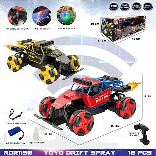 PROMO RDR1130 RC Drift Rock Crawler Offroad Buggy 4WD 4X4 Mainan