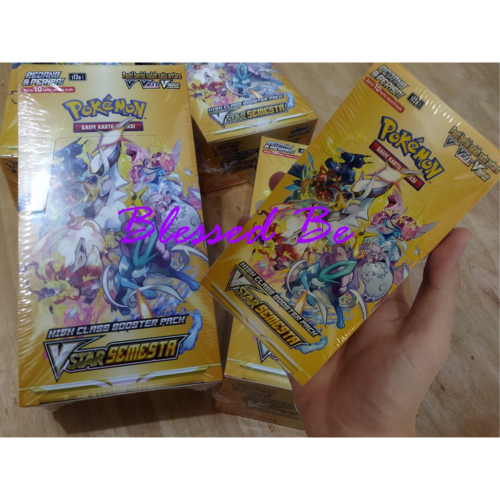 Kartu Pokemon Vstar Semesta Booster Box 100% original Bahasa Indonesia