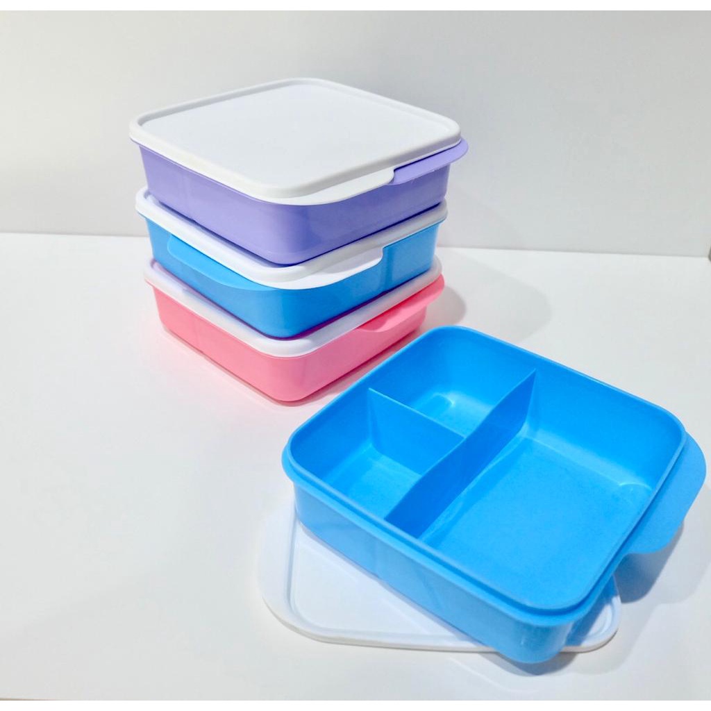 [DZS] KOTAK BOX MAKAN LUNCH BOX BENTO 3 SEKAT 3SEKAT MAKANAN
