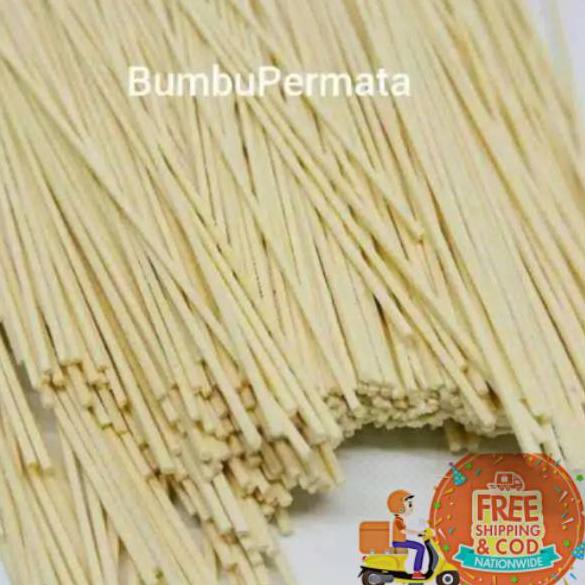 

CodeL1x1W 1 KG Mie Lidi Mentah Kecil Bulat / Gepeng Pipih lidi lidian