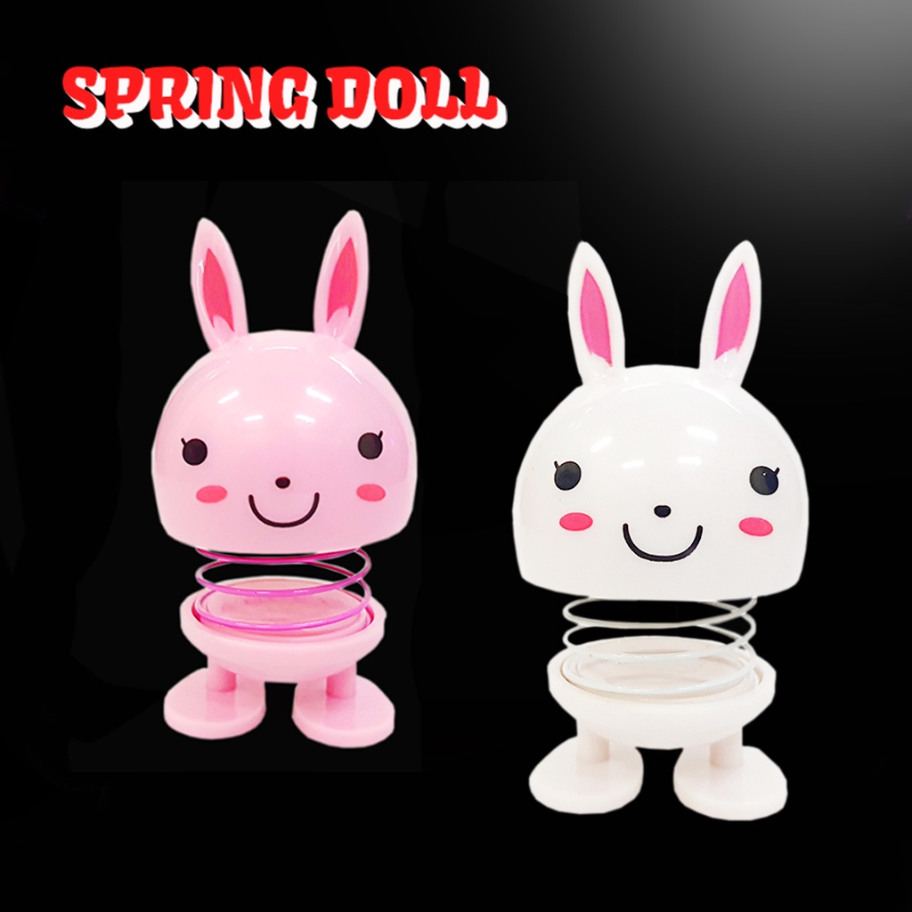 Mainan Spring Doll Hero/Boneka Joget Pegas Hero/Boneka Goyang Emoji/Pajangan Mobil