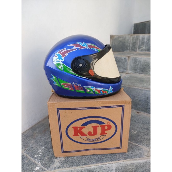 HELM JADUL KJP BIRU TUA NOS FULLFACE