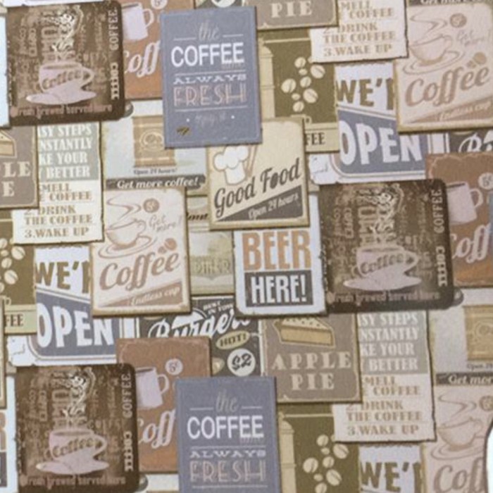 Wallpaper Wallpaper Dinding Cafe Resto Grafiti 3D