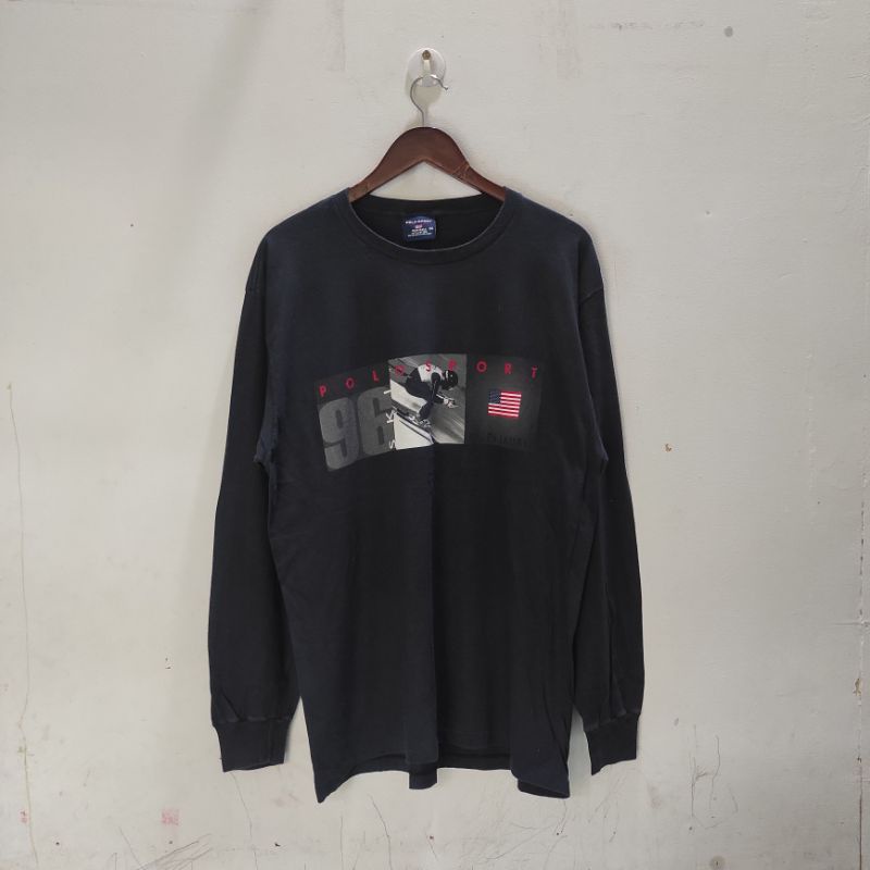 Vintage polo sport ski shirt - kaos polo sport shirt