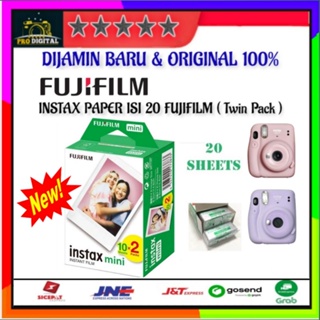 Fujifilm Instax Mini Paper Plain Twinpack Refill  2x10 Sheets (EXP 2024) Paper instax mini polos