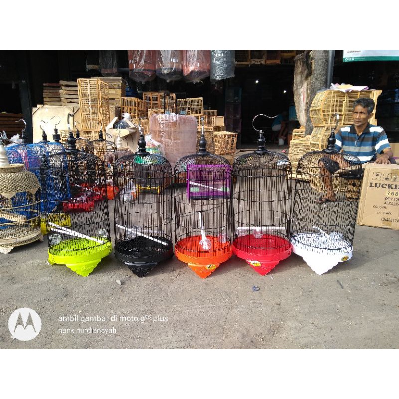 sangkar kandang lovebird / lb model kubah merk f1
