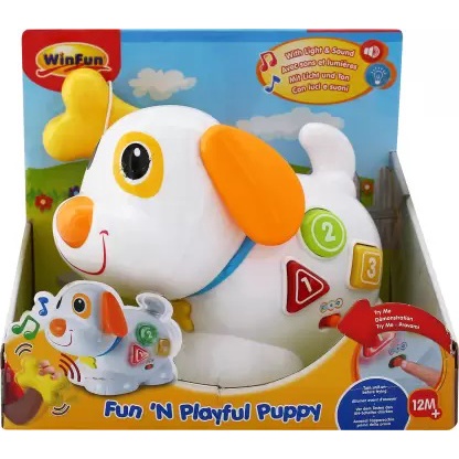 WINFUN Musical Dog Playful Puppy  (Multicolor)