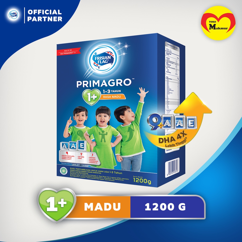 Frisian Flag Primagro 1+ Madu 1200g