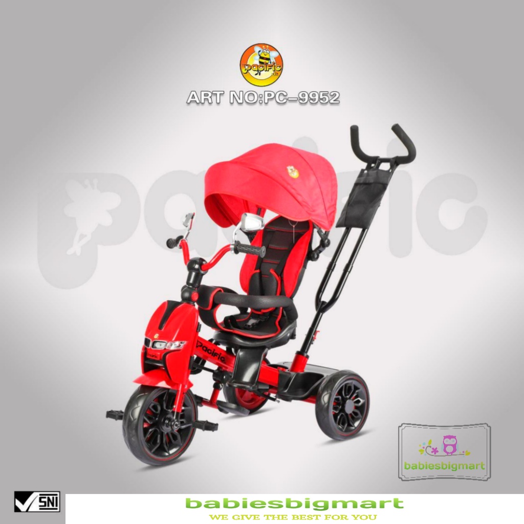 SEPEDA ANAK RODA TIGA 3 PACIFIC TRICYCLE PC 9901 / 9950 / 9952 / 5199 / 5088 / PMB T 16 / ET 2251 STROLLER STROLER