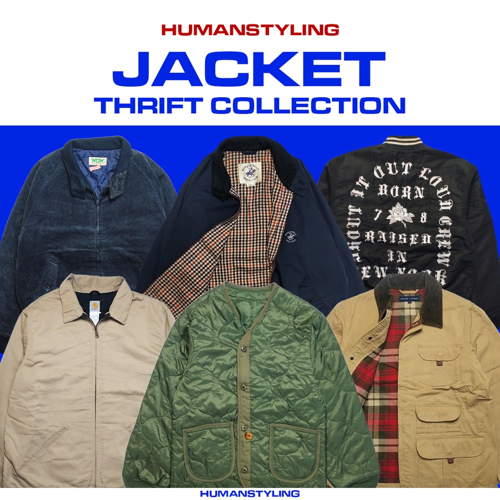 VINTAGE JACKET - SUEDE JACKET/COACH JACKET/HARRINGTON/CORDUROY JACKET - HUMANSTYLING