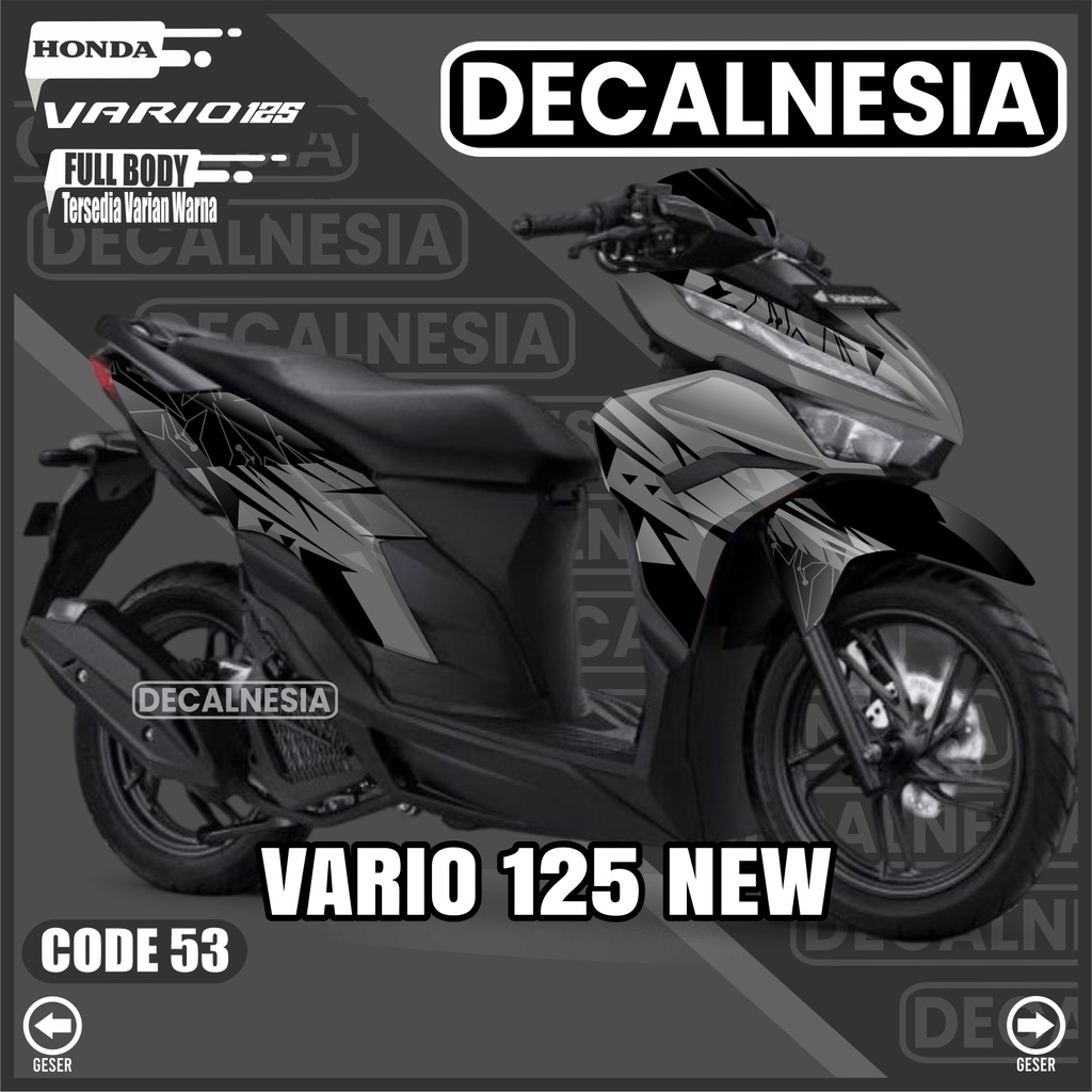 Decalnesia Stiker Decal Vario 125 New 2023 Full Body Sticker 2022 CBS ISS SP Motor Honda Variasi Mod