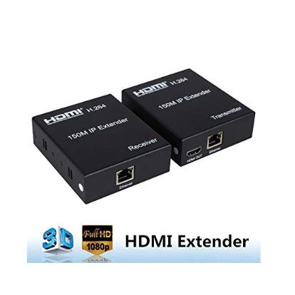 Hdtv ip extender NB 150 meter Lan rj45 cat 5e 6 6e over Full HD 1080p with ir H.264 H264 - Hdtv extension 150m