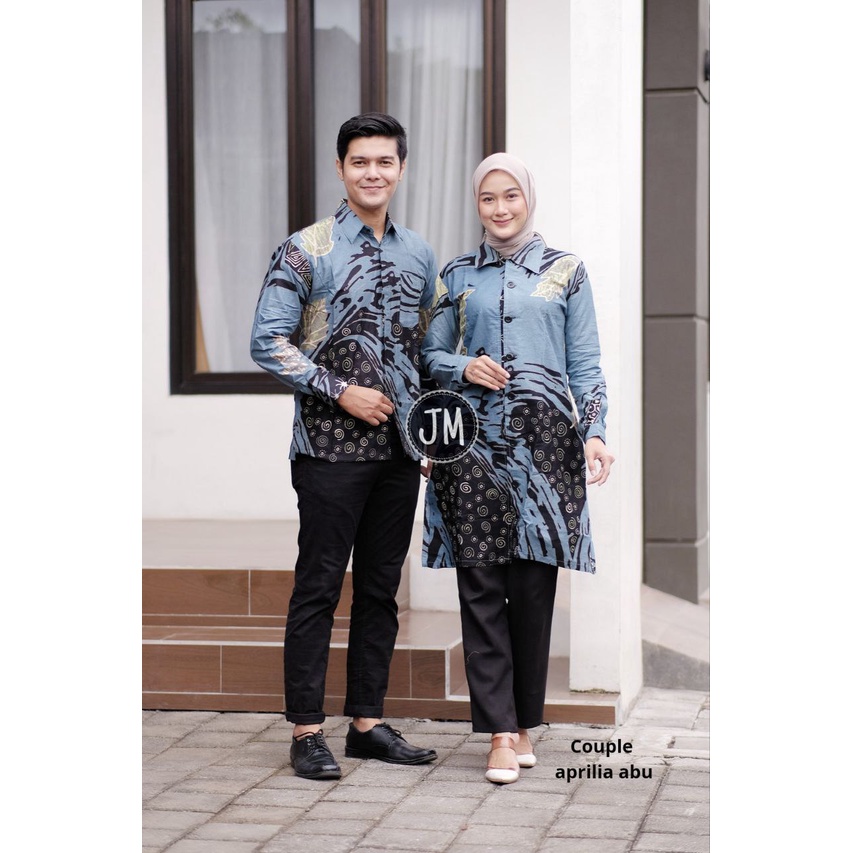 Baju Batik Wanita Modern M L XL XXL Atasan Tunik Batik Kerja Kantor Wanita Seragam Batik Pria Dan Wanita