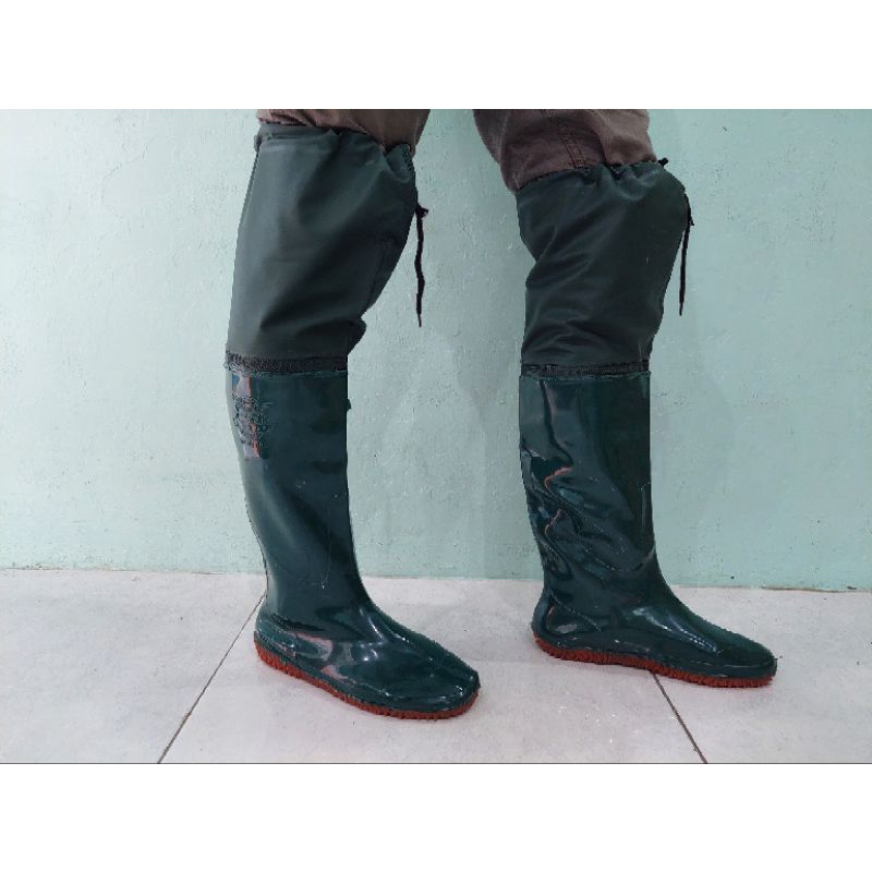 SEPATU SAWAH ANTI KEONG 60 CM. SEPATU KARET PANJANG. SEPATU BOOT ANTI AIR