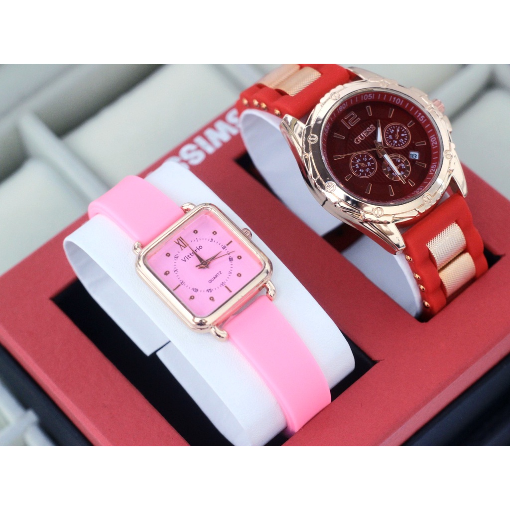 BISA COD JAM TANGAN WANITA VITTORIO VNC-53323 BUY 1 GET 1