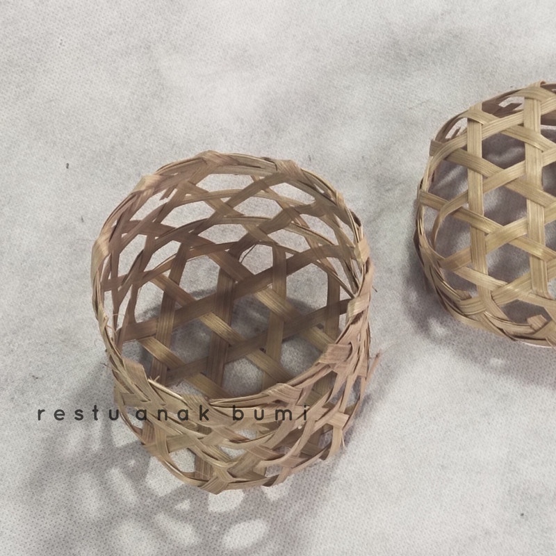 

( new product ) (B005) Omplong Bambu 9 cm/Hadiah/Lamaran/Parcel Lebaran/Natal/Acara/Catering/Souvenir/Wadah Serbaguna/Basket/Craft/Fruit Box/Sembako/Teh/Gula/Beras/Telur/Seserahan/Kado/Gift/Hampers/Hantaran/Makanan/Minuman/Keranjang Buah