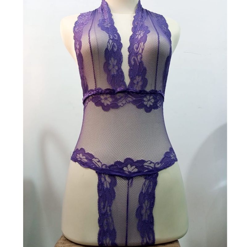 Lingerie bodysuit Transparant Baju Tidur wanita renda perempuan cewe women