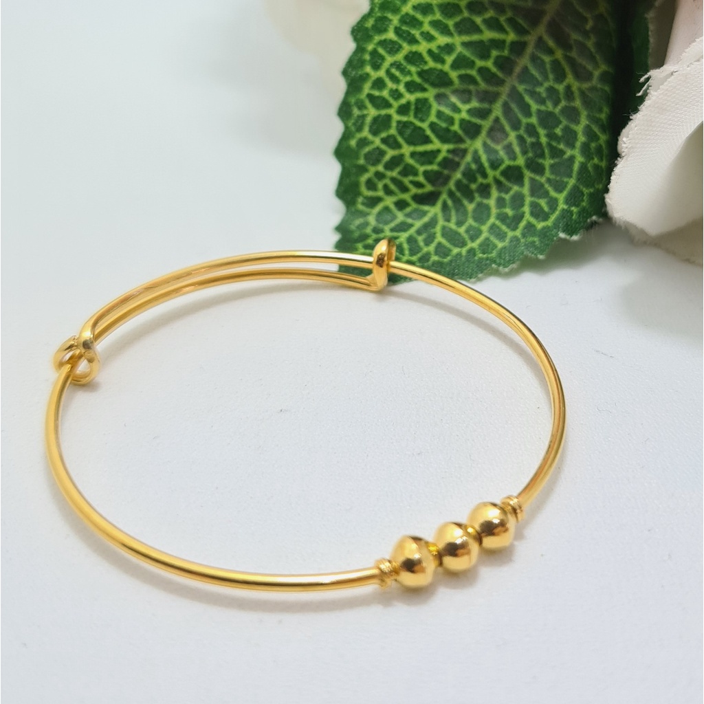 Gelang Bayi Emas Muda Bola 3 Segram